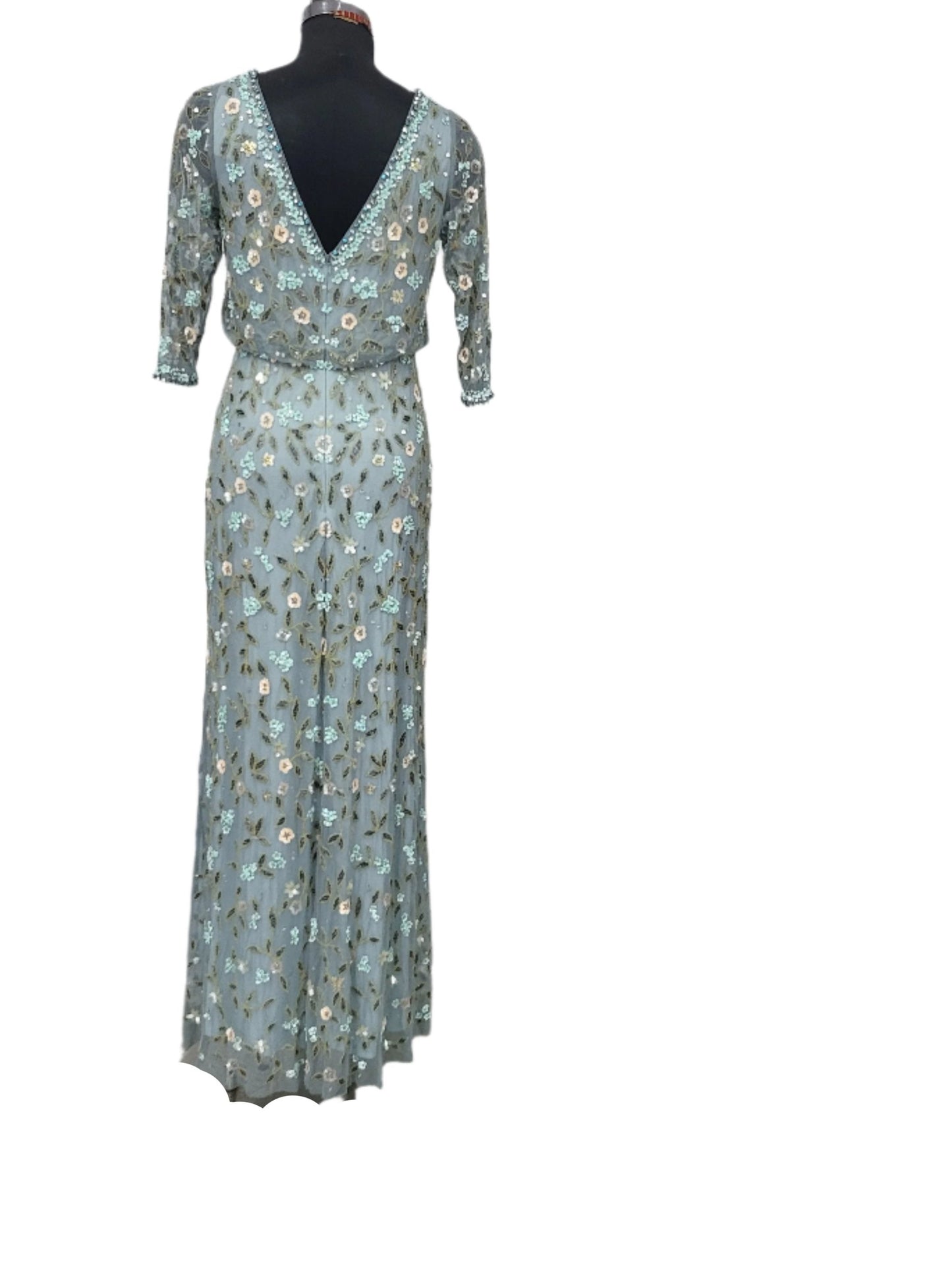 Sequins Beaded Maxi Dress
