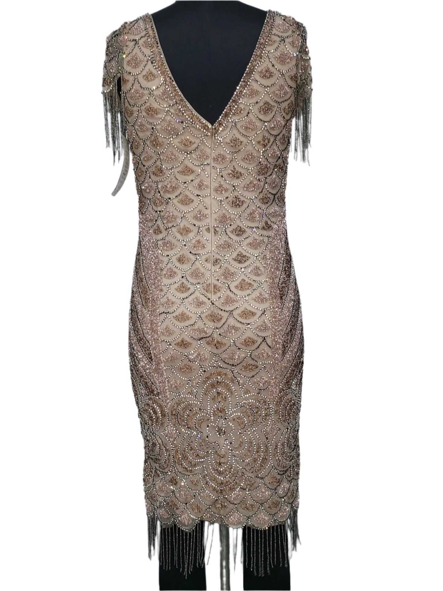 SHORT BEADED DRESS