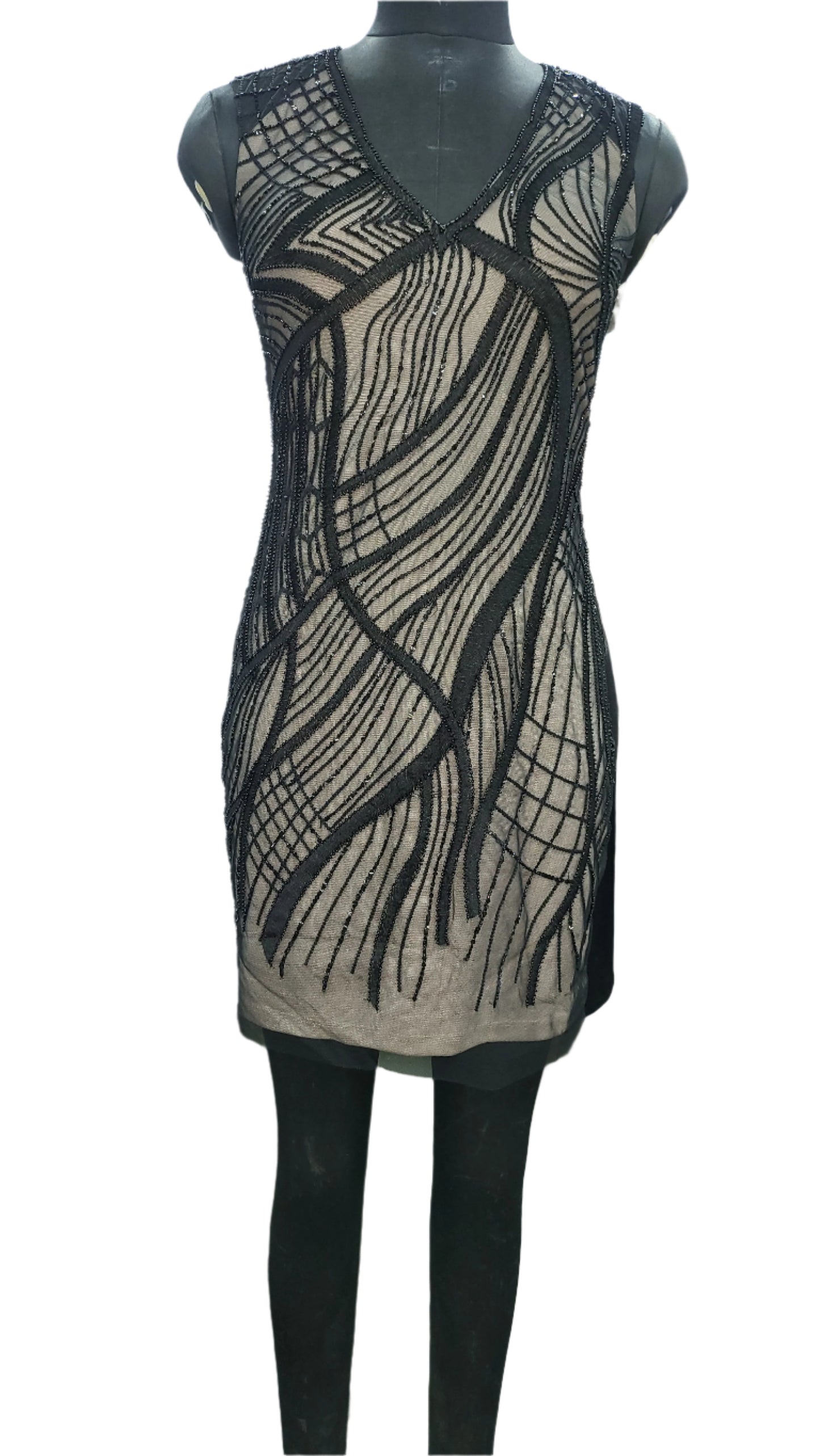Black Mesh Dress